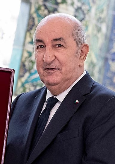 Who preceded Tebboune as President of Algeria?