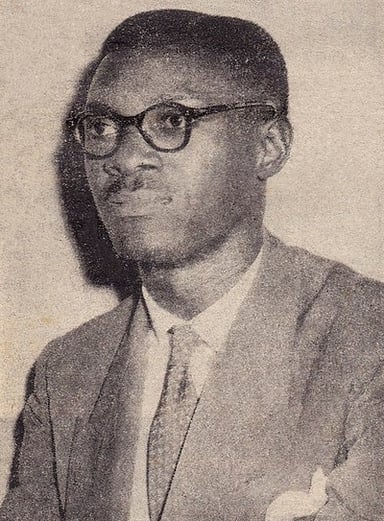 Which political party did Patrice Lumumba lead?