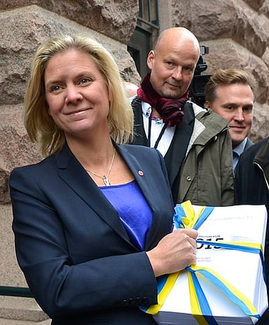 When did Andersson assume office as Sweden's first female Prime Minister?