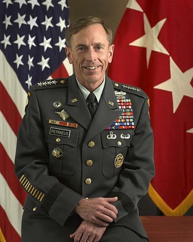At which university did David Petraeus complete a fellowship?