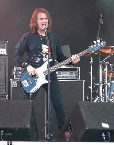 What is the name of David Ellefson's band that starts with'F'?