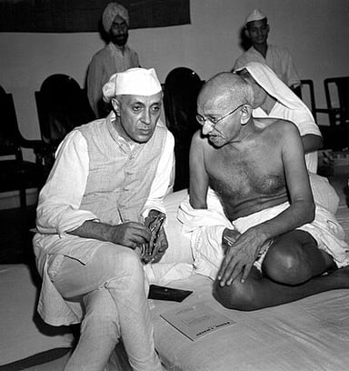 What is/was Mohandas Karamchand Gandhi's political party?