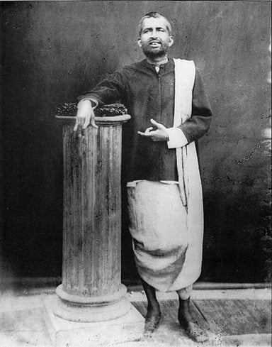 Who built the temple where Ramakrishna served as a priest?
