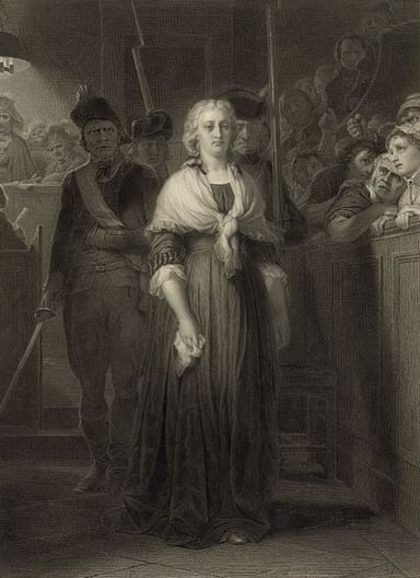 Who created the original painting for "Marie-Antoinette au Tribunal révolutionnaire"?