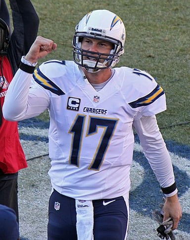 How many seasons did Philip Rivers play for the San Diego Chargers?