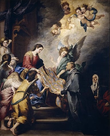 What is the name of Murillo's painting that depicts the Holy Family?