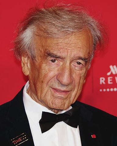 What was the title of Elie Wiesel's first book?