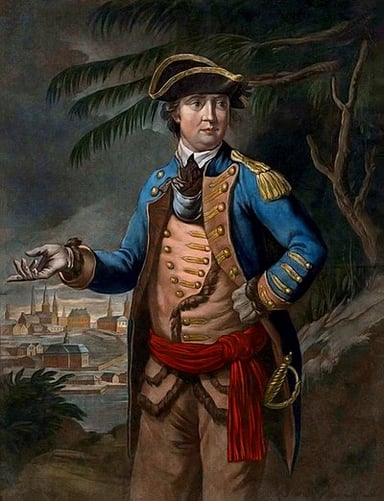 What rank did Benedict Arnold achieve in the American Continental Army?