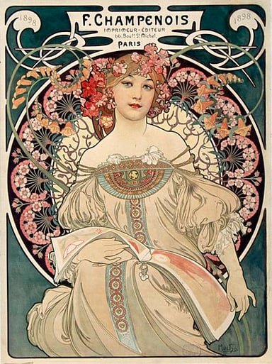 What was the name of the series of paintings Mucha considered his most important work?
