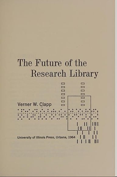 What was one of the significant things Verner W. Clapp played a role in preserving?