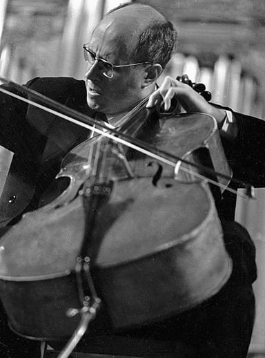Rostropovich was also accomplished in what other musical role?