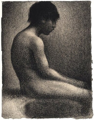 What tool would Seurat commonly use for his drawings?
