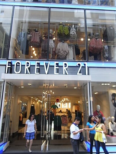 What type of retailer is Forever 21?