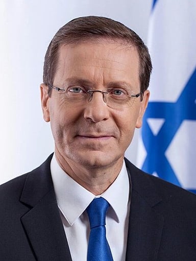 Is Herzog the first son of an Israeli president to become president himself?