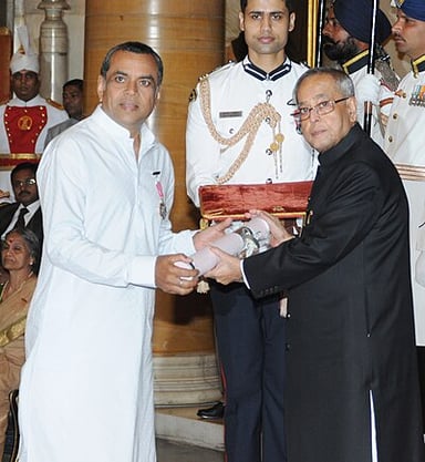 Which honour was Paresh Rawal given by the Government of India in 2014?