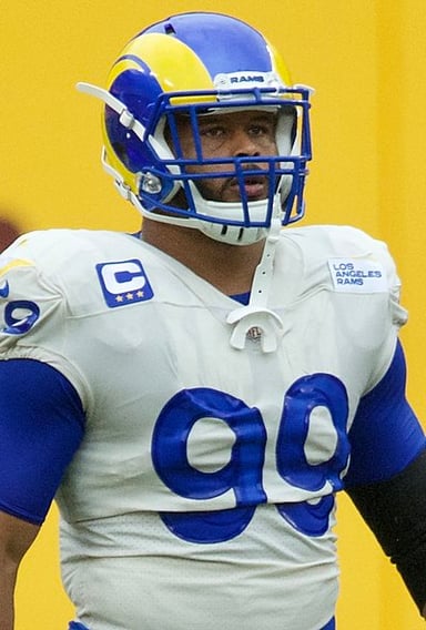 Did Aaron Donald win the Defensive Rookie of the Year award in his first year in the NFL?