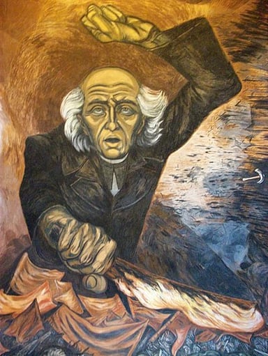 What did José Clemente Orozco mainly use to depict his political views?