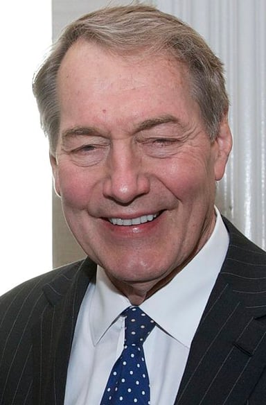 Which network originally aired Charlie Rose's talk show?