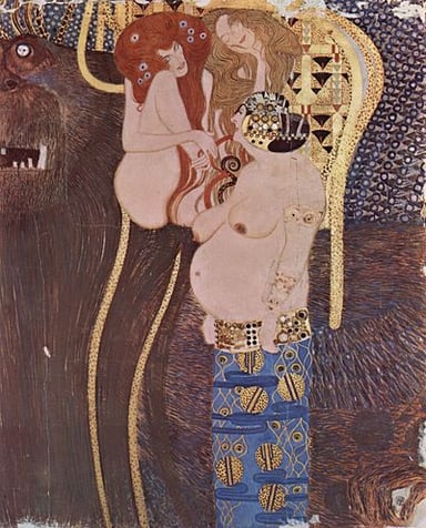 What artistic movement was Gustav Klimt associated with?