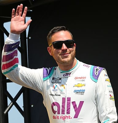 What common phrase did Denny Hamlin use to describe Alex Bowman after a 2021 race?