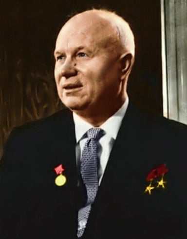 What is/was Nikita Khrushchev's political party?