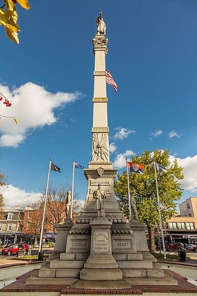 What is the name of the historic site in Easton where the Declaration of Independence was read?