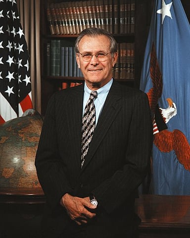 What was unique about Donald Rumsfeld's tenure as Secretary of Defense?