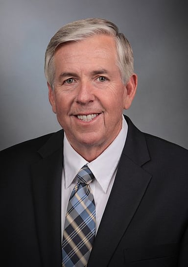 What's Mike Parson's middle name?