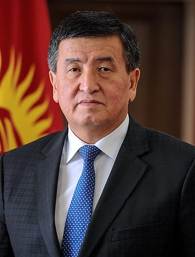 How long did Jeenbekov serve as President of Kyrgyzstan?