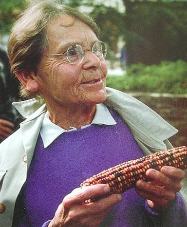 When did Barbara McClintock receive the Nobel Prize in Physiology or Medicine?