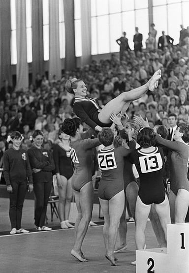 What was Čáslavská's profession after retiring from gymnastics?