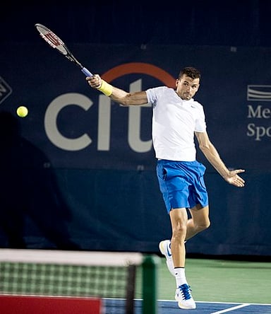 What firsts in Bulgarian men's tennis does Dimitrov hold for majors in singles?