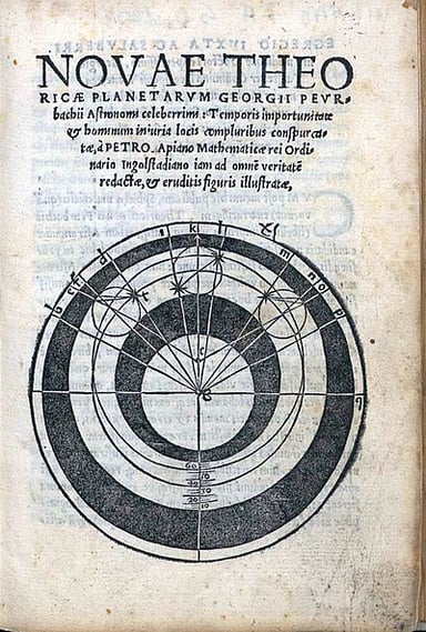 Which planetarium theory did Peuerbach streamline?