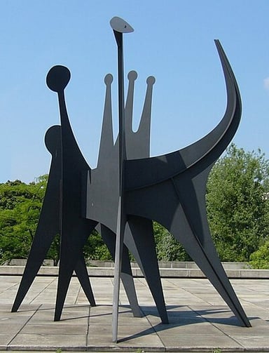 What genre of sculpture does Alexander Calder's work fall into?
