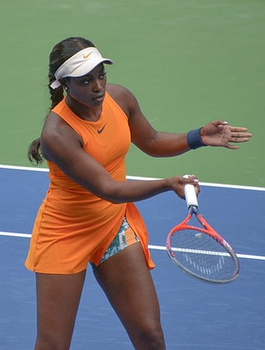 Which grand slam semifinals did Sloane reach by defeating Serena Williams?