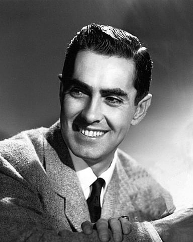 What was Tyrone Power most known for in the 1930s and 1940s?