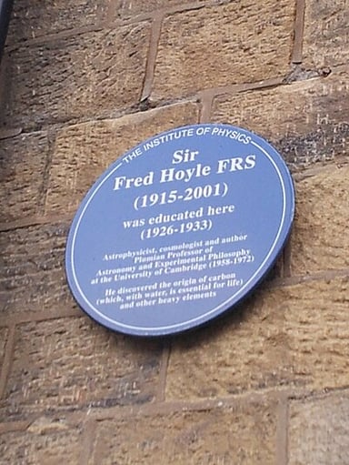 What term did Fred Hoyle coin on BBC Radio?