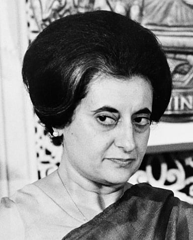 When did Indira Gandhi die?