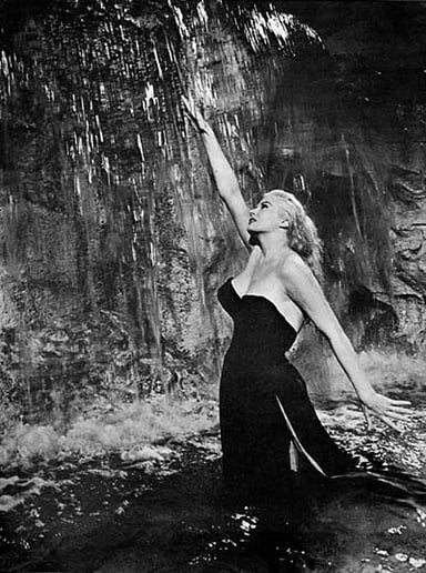 What physical feature was Anita Ekberg known for?