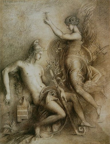 What was the title of Moreau's painting that depicted a Greek mythological creature and a hero?