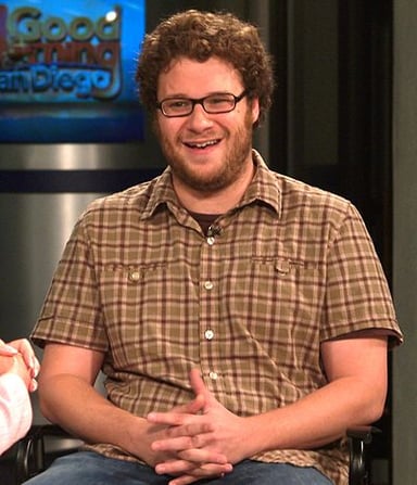 Which filmmaker did Seth Rogen collaborate with in many of his movies?