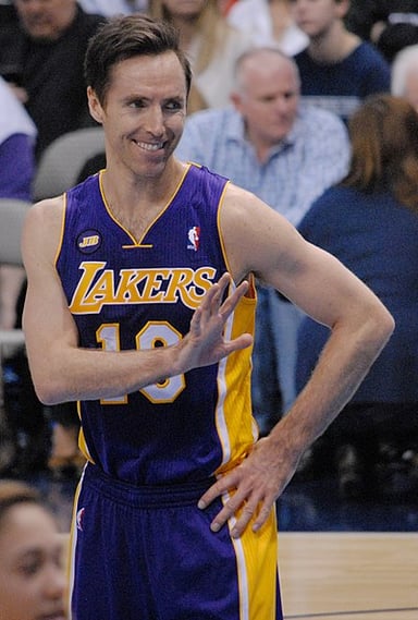 In which year was Steve Nash named to the NBA 75th Anniversary Team?