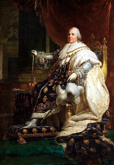On what date did Louis XVIII Of France pass away?