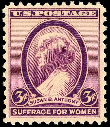 In which year did Susan B. Anthony meet Elizabeth Cady Stanton?
