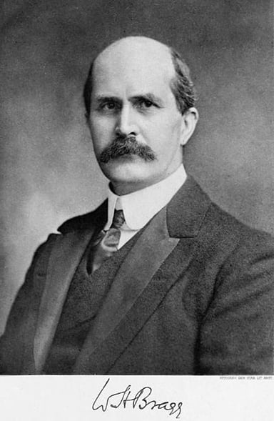 William Henry Bragg was a president of which Royal Society?