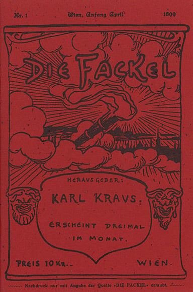 Kraus's work mainly critiqued society of?