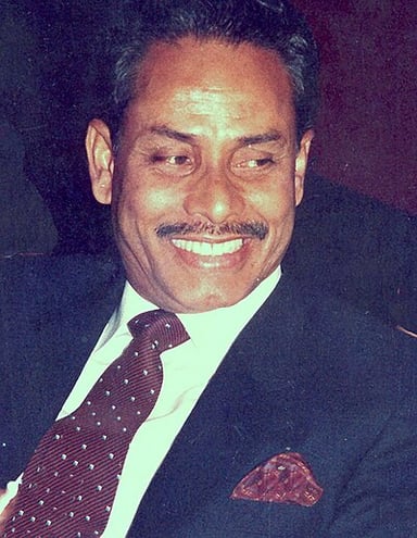 What political party did Hussain Muhammad Ershad found?
