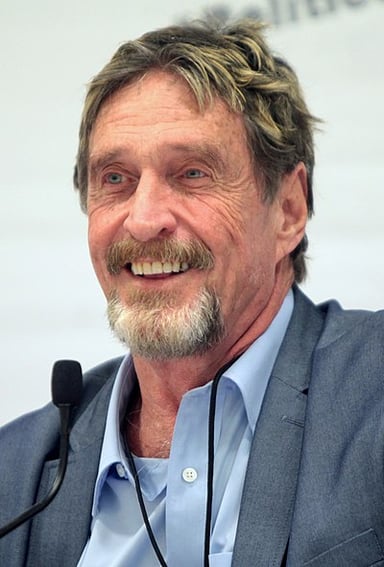 In what category did John McAfee consider his original antivirus software later in his life?