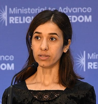 With whom was Nadia Murad jointly awarded the Nobel Peace Prize?