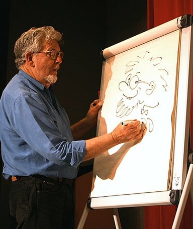 Who did Rolf Harris paint an official portrait of in 2005?
